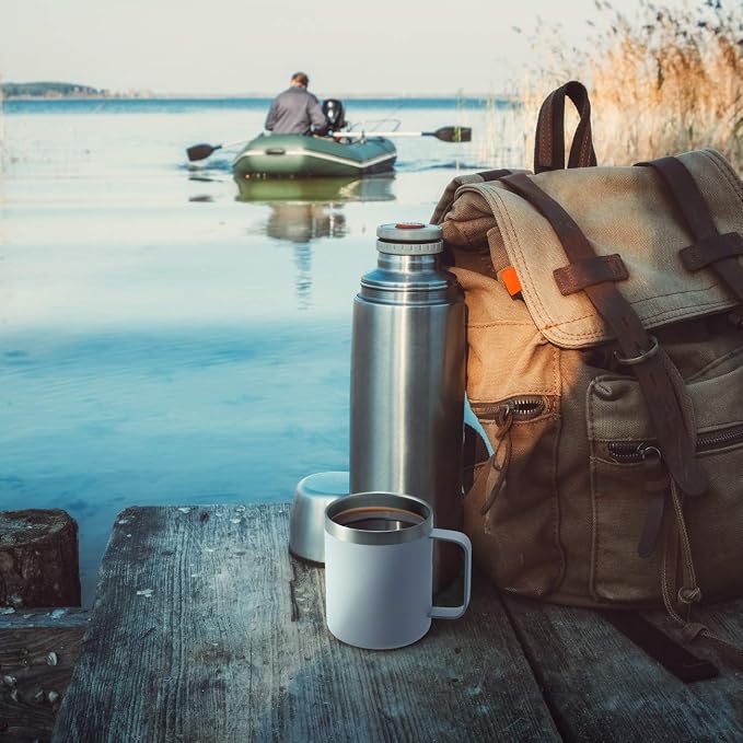 12oz Insulated Travel Coffee Mug - Image 7