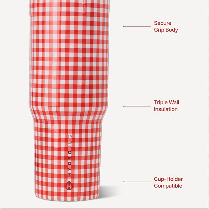 HydroJug Sport 32 oz Insulated Stainless Steel Water Bottle, Summer Picnic - Image 3
