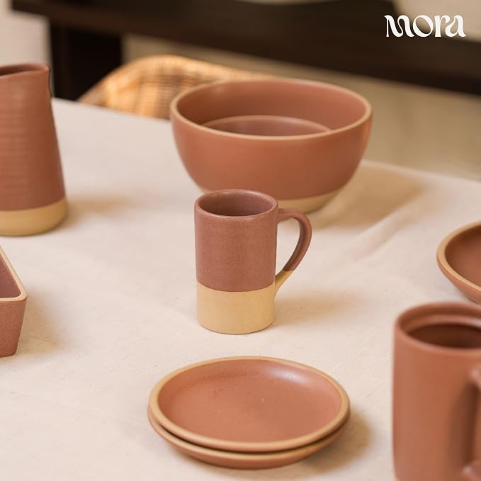 Mora Ceramics Tea Cup with Loose Leaf Infuser, Spoon and Lid 12 oz, Microwave - Image 8