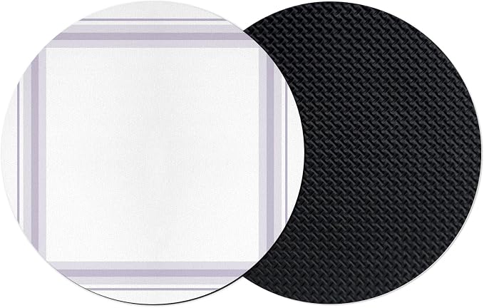 Minimalist Grid Coasters Set of 2 Absorbent Coasters by Unknown