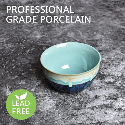 Stoneware Cereal Bowls Set of 4, 26 Oz, Soup Bowls - Image 3