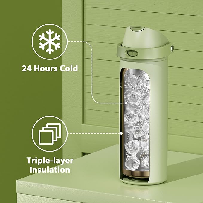 24 oz Insulated Water Bottle - Image 4