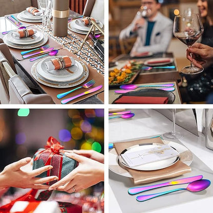 Rainbow Silverware Flatware Set - Image 8