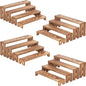 Large Wooden Tiered Riser Display Stands, 14Inch x 16 Pack Perfume Organizer Cologne Stand for Men Women,Tiered Shelf Organizer,Wooden Cupcake Stand Dessert Table Display Set,Display Stands Shelf for Vendor Events