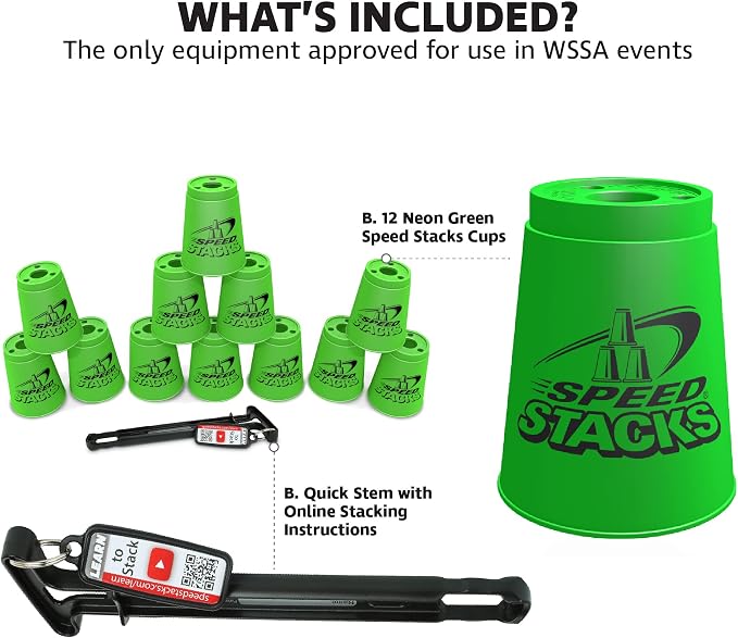Speed Stacks | Official Sport Stacking Set, Low Friction | WSSA Approved - Image 5