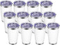 VEGOND 20oz Tumbler with Lid and Straw Stainless Steel Tumbler Cup Bulk Vacuum Insulated Double Wall Travel Coffee Mug Powder Coated Coffee Cup(White 12 Pack