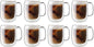 ZWILLING Sorrento Plus 8-pc Double-Wall Glass Coffee Mug Set by Zwilling