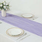 Efavormart 10ft Lavender Lilac Cheesecloth Table Runner by efavormart