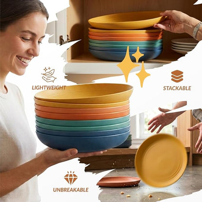 Deep Dinner Plates Set of 8 Alternative - Image 5