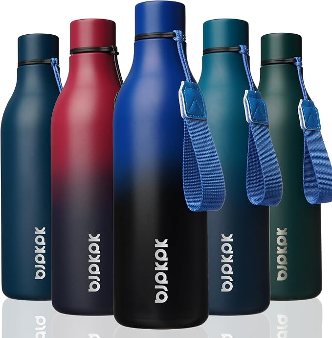 BJPKPK 25oz Insulated Water Bottle, Stainless Steel Bottle by BJPKPK