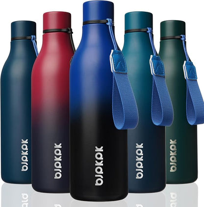BJPKPK 25oz Insulated Water Bottle, Stainless Steel Bottle by BJPKPK