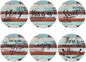 Farmhouse Wooden Home Coasters Set of 6 Coasters by Unknown