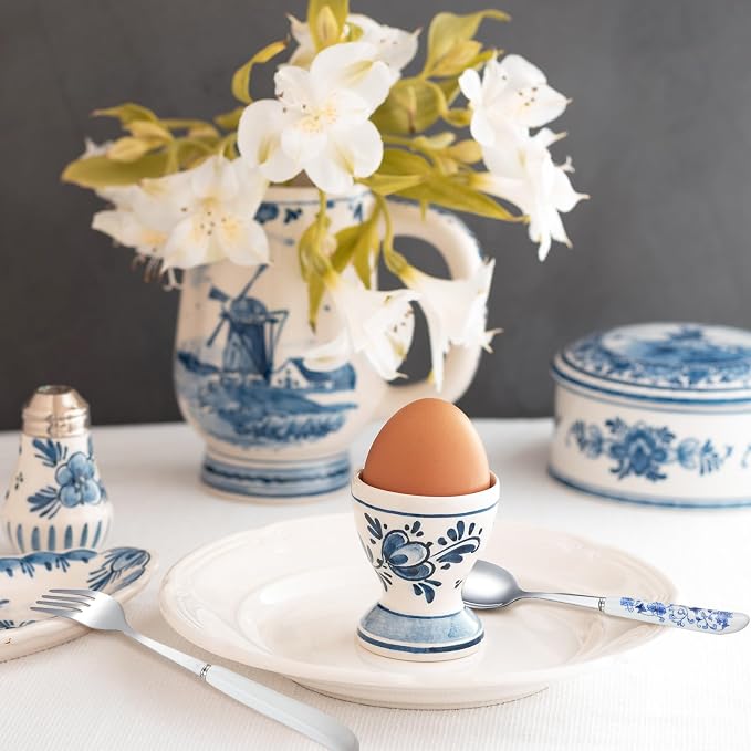 10 Pcs Chinoiserie Silverware Set Blue and White Porcelain Silverware Christmas - Image 7