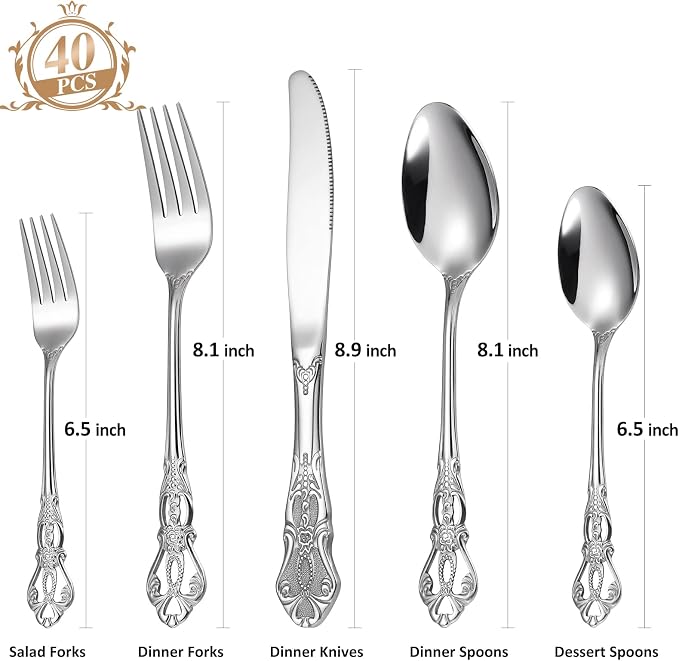 Gorgeous Retro Royal Silverware Set - Image 2