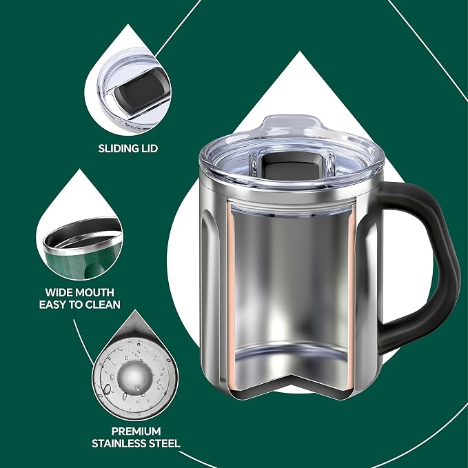 Ideus 16 oz Insulated Coffee Mug - Image 3