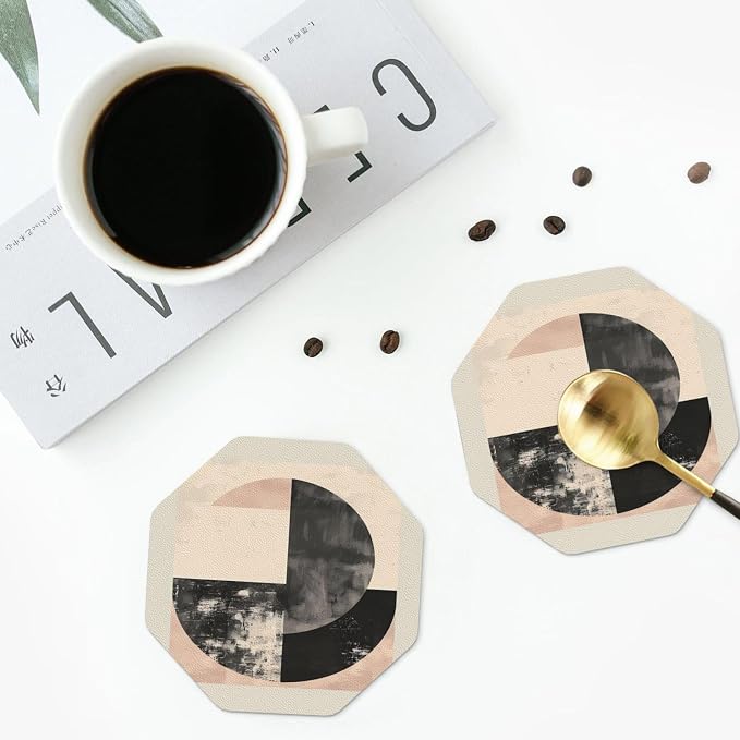 Minimal Abstract Shapes Print Coasters - Image 5