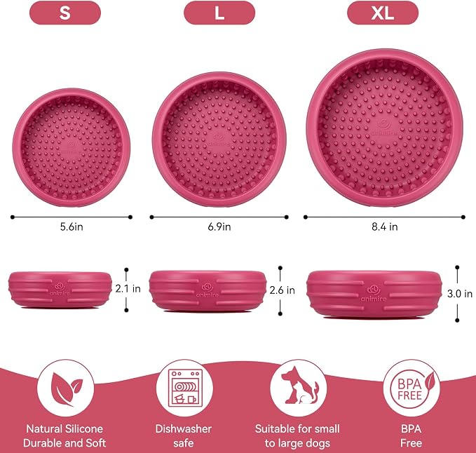 Dog Lick Bowl, Animire Freeze Lick Mat - Image 5