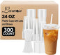 Lamosi 300 Pack 24 oz Plastic Coffee Cups by BuyNow
