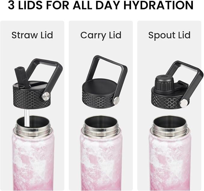 Konokyo 24 oz Insulated Stainless Steel Water Bottle - Image 4