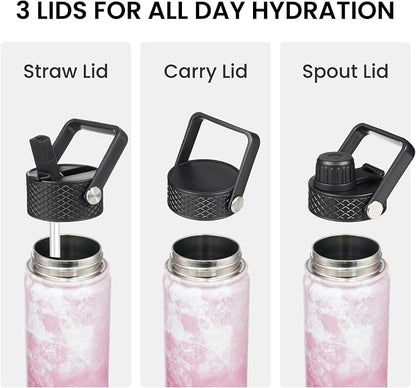 Konokyo 18 oz Insulated Stainless Steel Water Bottle - Image 4