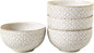 26 OZ Cereal Bowls Set of 4, Ceramic Soup Bowl by FEENMAICeramicHome