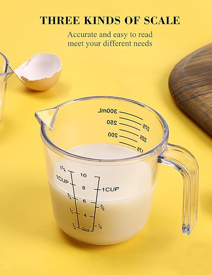 -BINGBING- Measuring Cups Set, Liquid Measuring Cups - Image 4