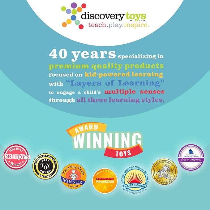 Discovery Toys Measure UP! Cups | Educational Stacking & Nesting 12 Piece - Image 7
