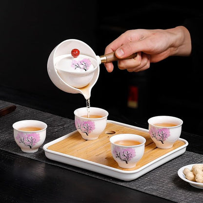 Japanese Tea Set Chinese Gongfu Tea Set, Portable Teapot Set - Image 2