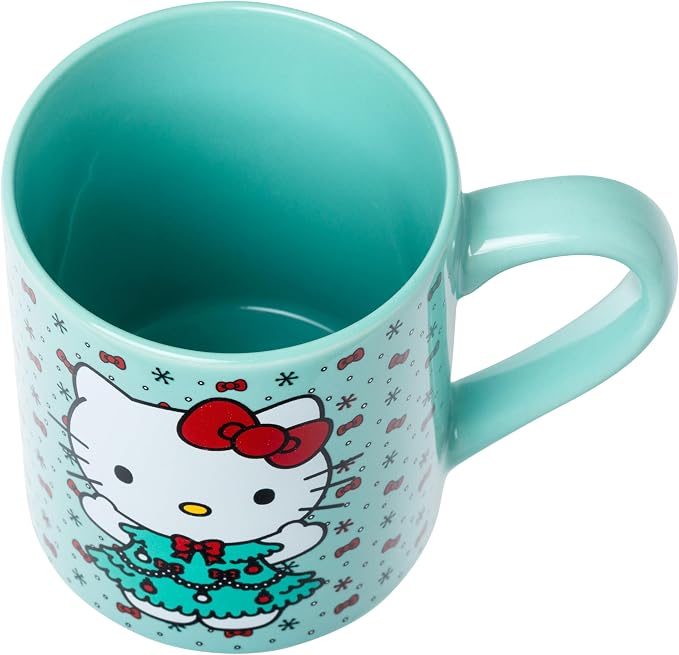 Silver Buffalo Sanrio Hello Kitty Christmas, 2 Pack Ceramic Mug Set, 14oz | - Image 6