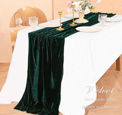 Velvet Table Runner 20 x 120 Inches 10ft Luxurious Thick Soft Velvet Christmas - Image 6