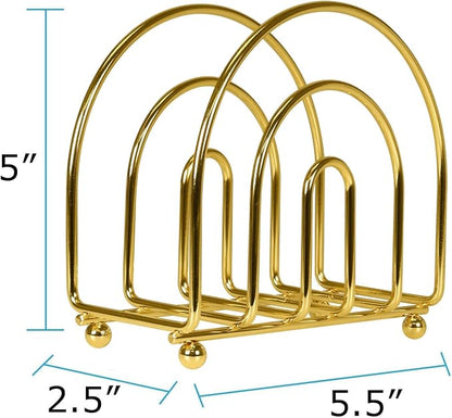 Blue Donuts Gold Arc Collection Napkin Holder – Napkin Holders - Image 3
