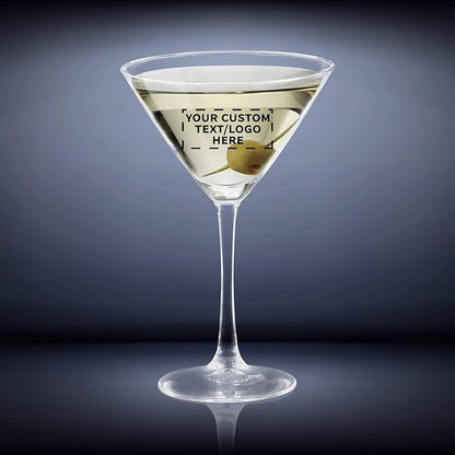 Custom Martini Glasses by ARC 10 oz. Set of 100, Personalized Bulk Pack - Perfect for Hotel, Bar, Restaurant or Lounge - Clear