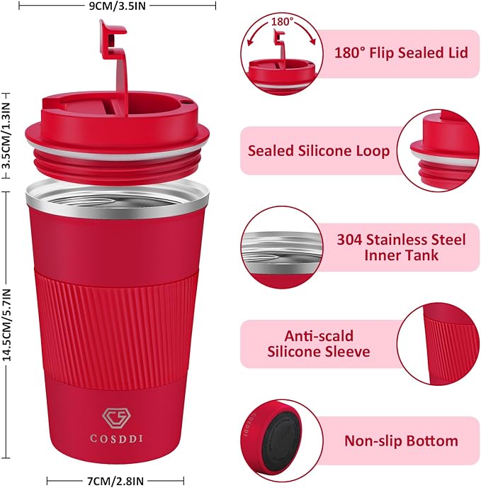 CS COSDDI 12 oz Stainless Steel Vacuum Insulated Tumbler - Image 2