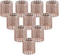 Accmor 100pcs Napkin Rings, Champagne Napkin Rings Buckles | Napkin Rings by Accmor