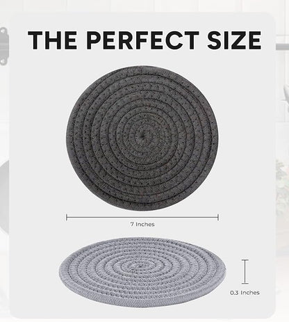 Trivets for Hot Dishes Set of 3, Trivets for Hot Pots and Pans, Heat-Resistant Pot Holders, Stylish Coasters, Perfect for Your Kitchen