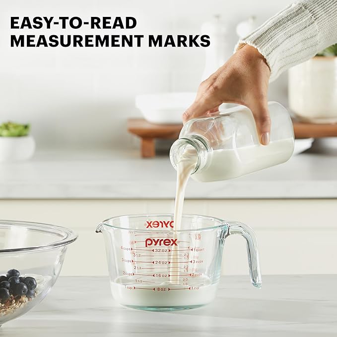 Pyrex Essentials Glass Measuring Cups Set, Measuring Cups - Image 2