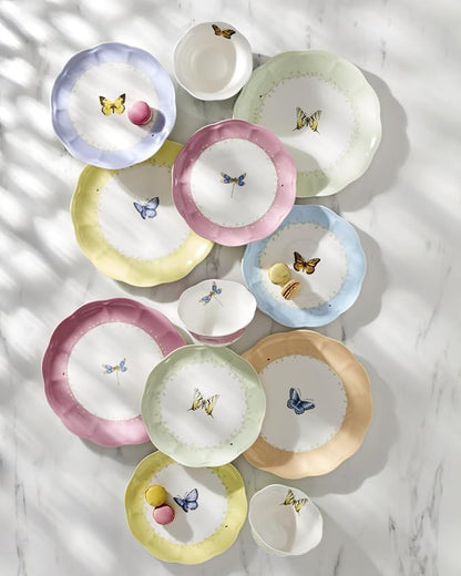 Lenox Dinnerware Set, Butterfly Meadow Colors 18-Piece Set, Service - Image 3
