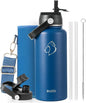 BUZIO Insulated Stainless Steel Water Bottle 32 oz by BUZIO