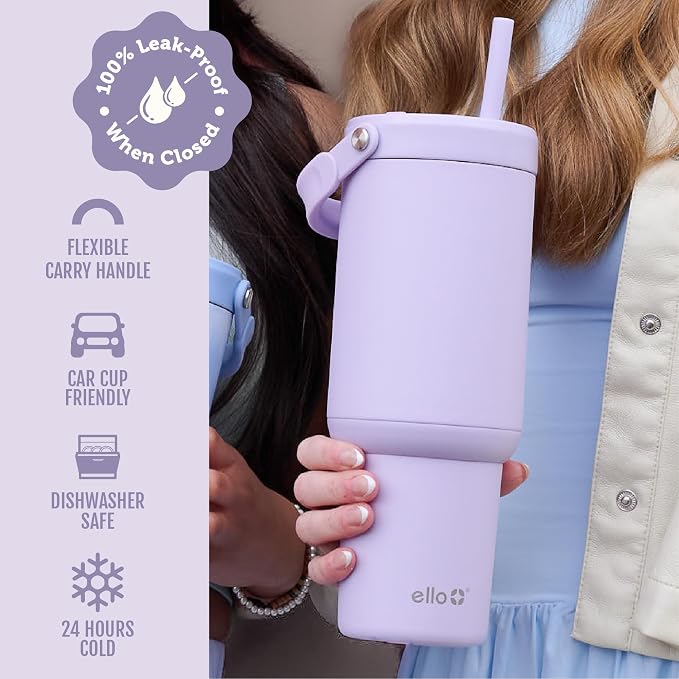 Ello Oasis Go+ 26oz Insulated Stainless Steel Tumbler - Image 4