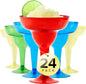 Stock Your Home Multicolor Plastic Margarita Glasses Disposable Decorations by StockYourHome