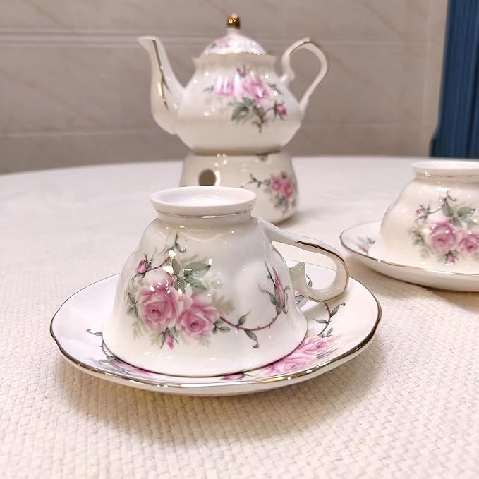 Ceramic Coffee Tea Gift Sets, European Luxury Tea Set, Suitable as A Gift - Image 7