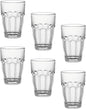 Bormioli Rocco Rock Bar Stackable Beverage, Spirits – 12.5oz Durable Tempered by Bormioli+Rocco
