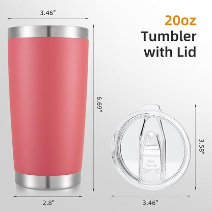 20 oz Tumbler with Lid Stainless Steel Insulated Tumblers, 1 Pack | Leak Proof - Image 5