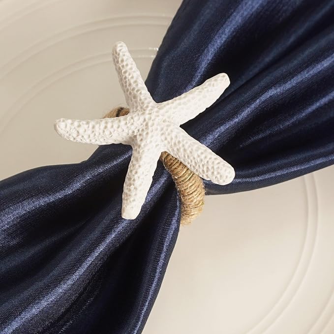 Starfish Napkin Rings Set of 12, Dinner Party, Theme Party, Coastal Table Decor - Image 7