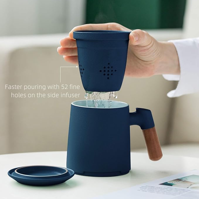 ZENS Tea Mug with Infuser and Lid - Image 3