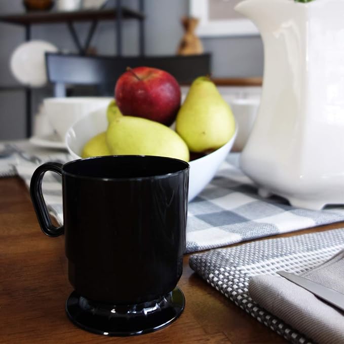 Party Essentials 8-Ounce Hard Plastic Coffee Cup/Tea Mug - Image 5