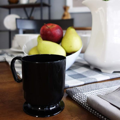 Party Essentials 8-Ounce Hard Plastic Coffee Cup/Tea Mug - Image 5