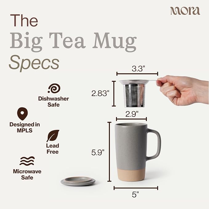 Mora Ceramics Large Tea Mug - Image 2