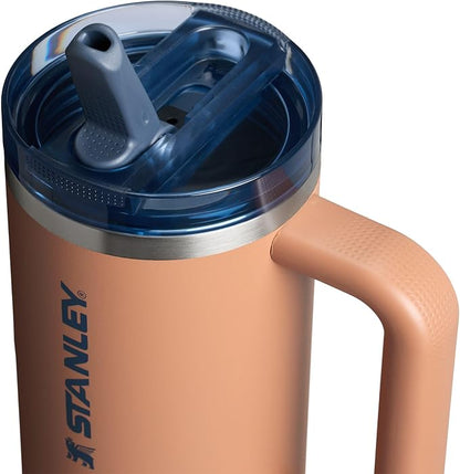 STANLEY Quencher ProTour Flipstraw Tumbler, 30 oz, Toast VRT | Built-In Straw & - Image 2