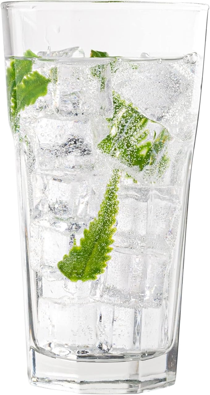 Vikko Drinking Glasses, 11 Ounce Large Glass Cups, Durable Glasses Set of 12 by Vikko